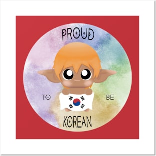 Proud to be Korean (Sleepy Forest Creatures) Posters and Art